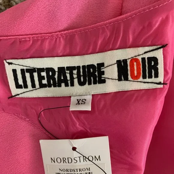 Literature Noir Barbie Pink Mini Dress XS - Picture 9 of 9